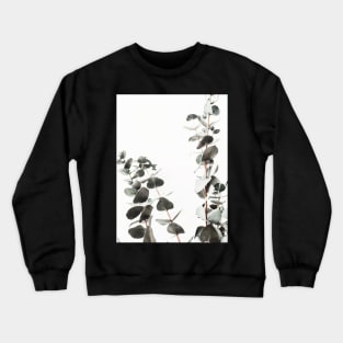 Plant, Leaf, Nature, Green, Landscape,Scandinavian art, Modern art, Wall art, Print, Minimalistic, Modern Crewneck Sweatshirt